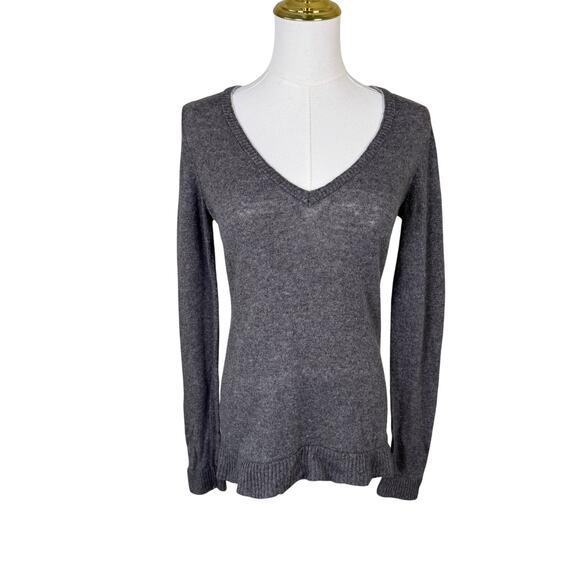 Banana Republic Lightweight Wool Cashmere Blend V Neck Sweater US Women's S - Picture 1 of 8